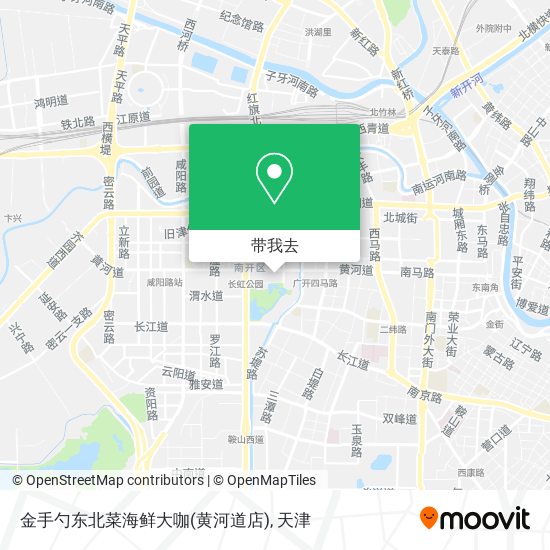 金手勺东北菜海鲜大咖(黄河道店)地图