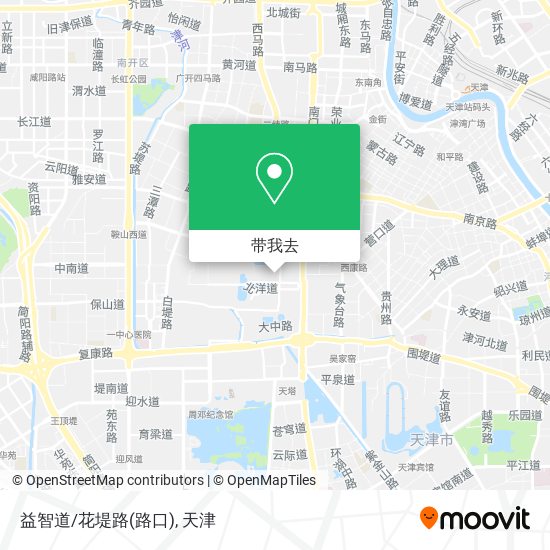 益智道/花堤路(路口)地图