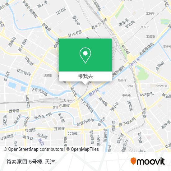 裕泰家园-5号楼地图