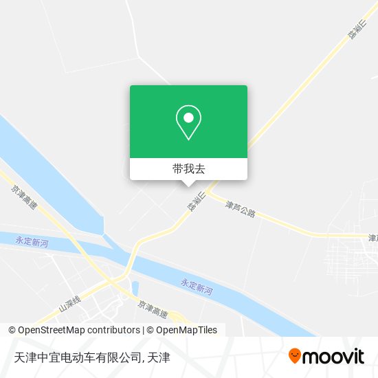 天津中宜电动车有限公司地图