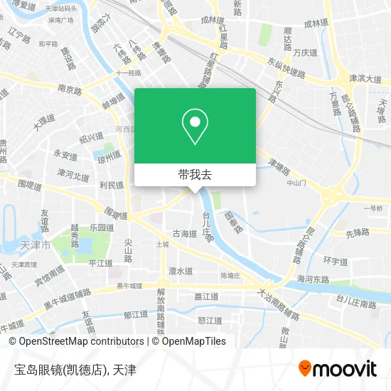 宝岛眼镜(凯德店)地图