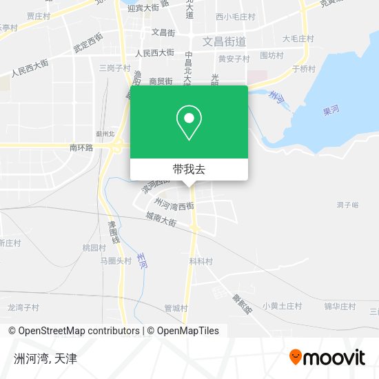 洲河湾地图