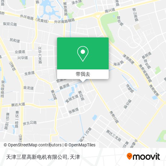 天津三星高新电机有限公司地图
