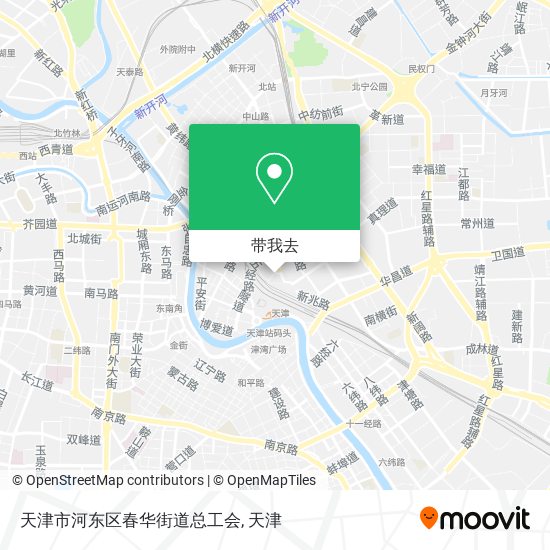 天津市河东区春华街道总工会地图