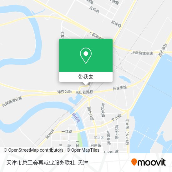 天津市总工会再就业服务联社地图