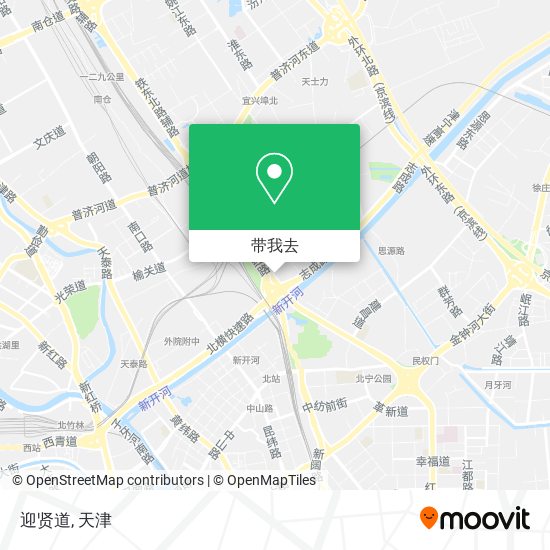 迎贤道地图