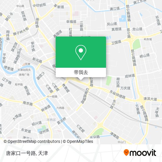 唐家口一号路地图