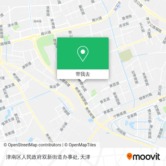 津南区人民政府双新街道办事处地图