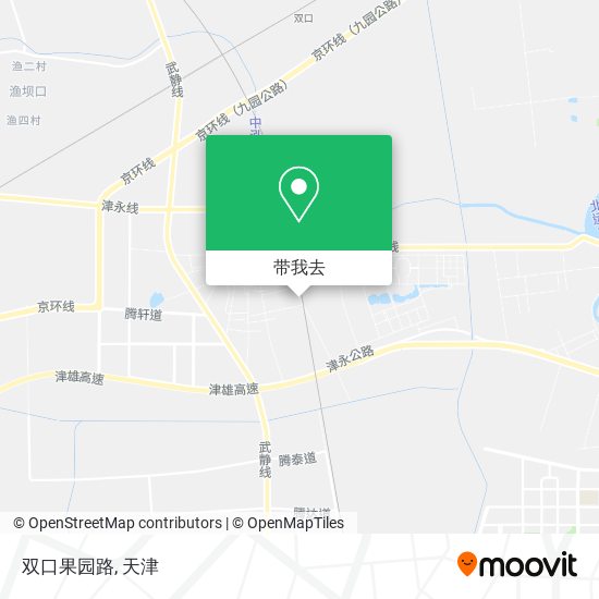 双口果园路地图