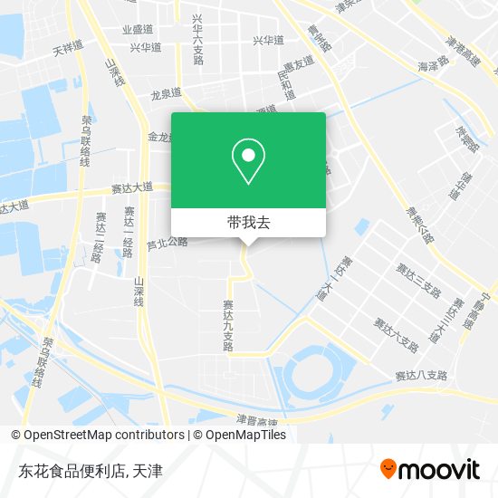 东花食品便利店地图