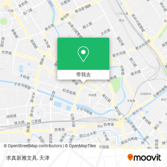 求真新雅文具地图