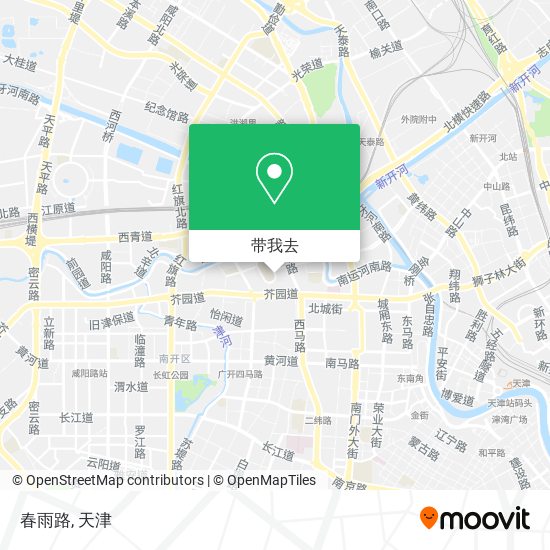 春雨路地图