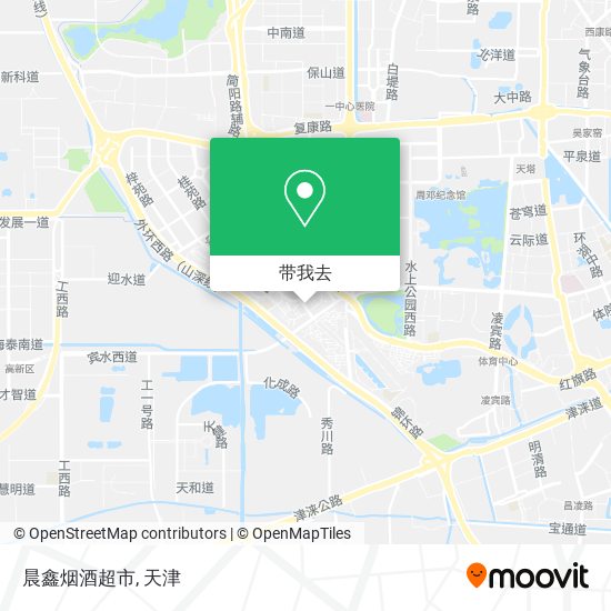晨鑫烟酒超市地图