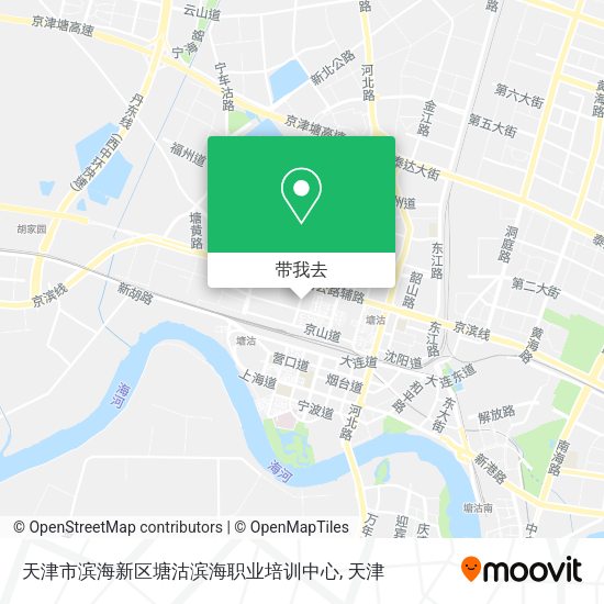天津市滨海新区塘沽滨海职业培训中心地图