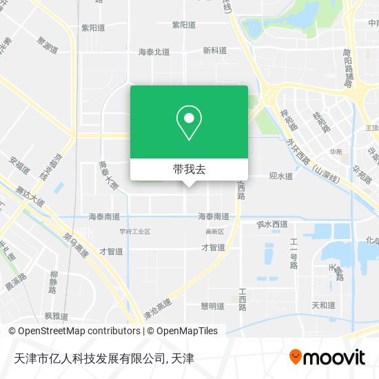 天津市亿人科技发展有限公司地图