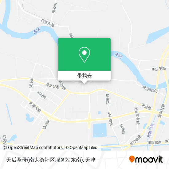 天后圣母(南大街社区服务站东南)地图
