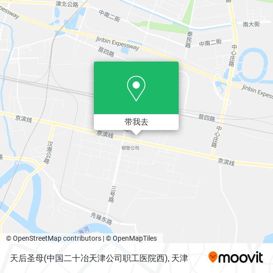 天后圣母(中国二十冶天津公司职工医院西)地图