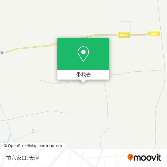 前六家口地图