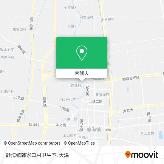 静海镇韩家口村卫生室地图