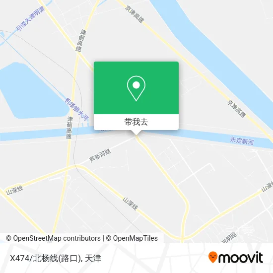 X474/北杨线(路口)地图