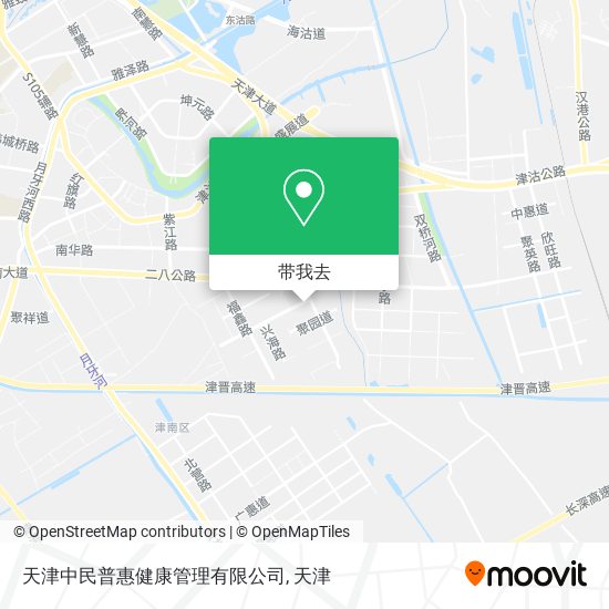 天津中民普惠健康管理有限公司地图