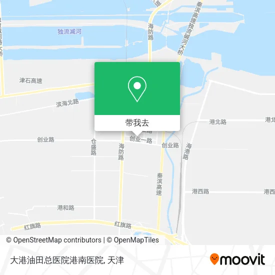 大港油田总医院港南医院地图