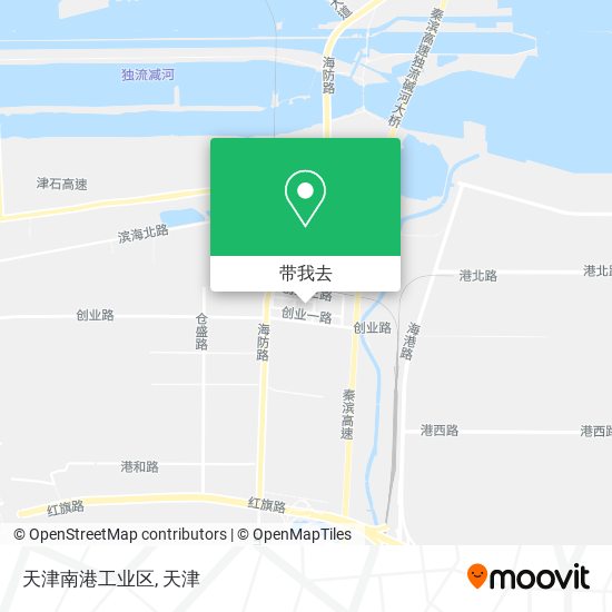 天津南港工业区地图