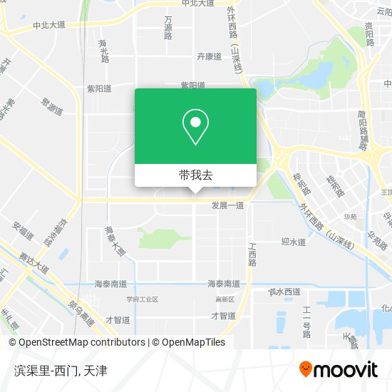 滨渠里-西门地图