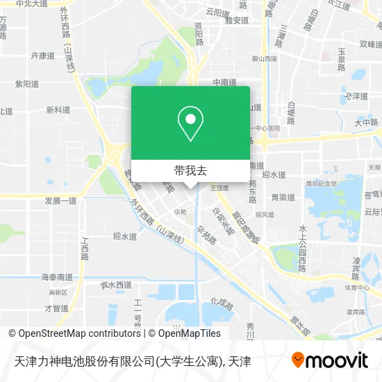 天津力神电池股份有限公司(大学生公寓)地图