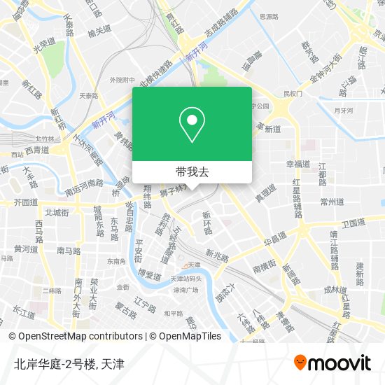 北岸华庭-2号楼地图