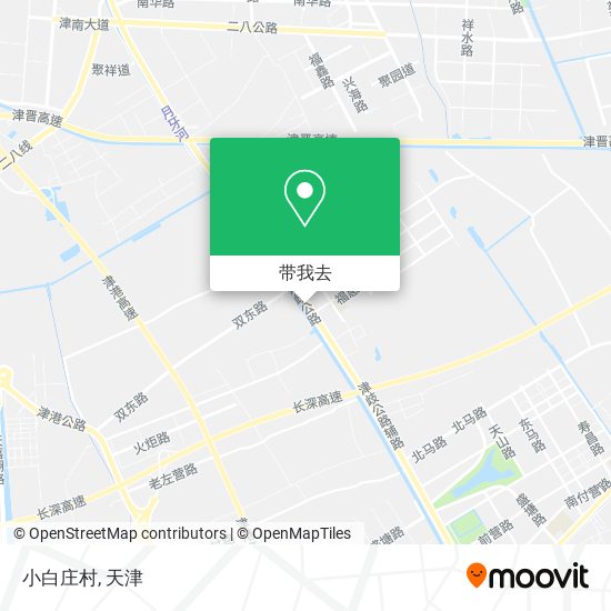 小白庄村地图
