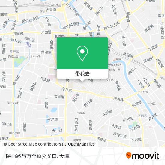 陕西路与万全道交叉口地图