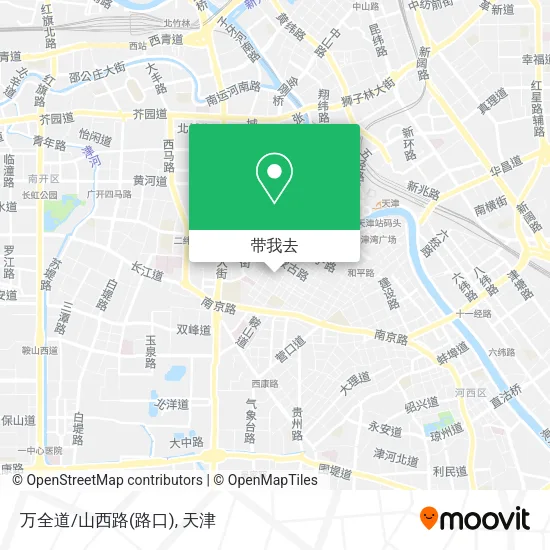 万全道/山西路(路口)地图