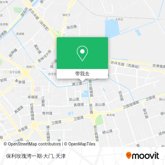 保利玫瑰湾一期-大门地图