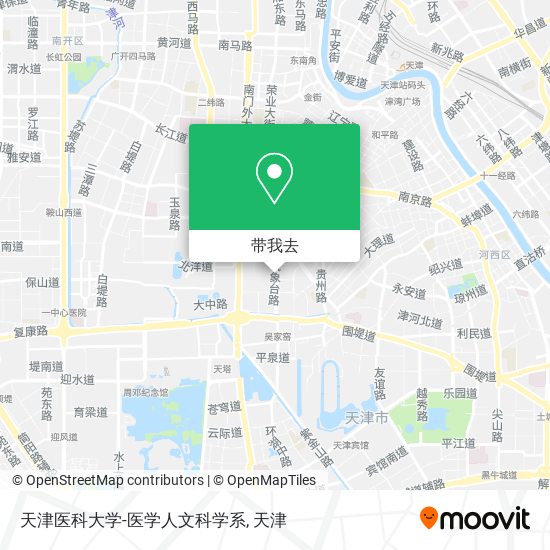 天津医科大学-医学人文科学系地图