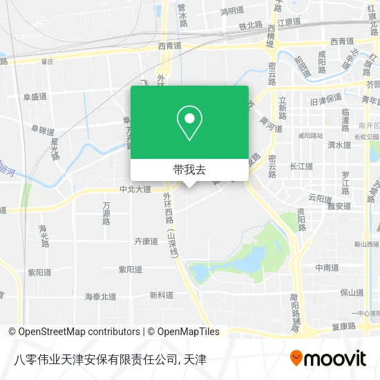 八零伟业天津安保有限责任公司地图