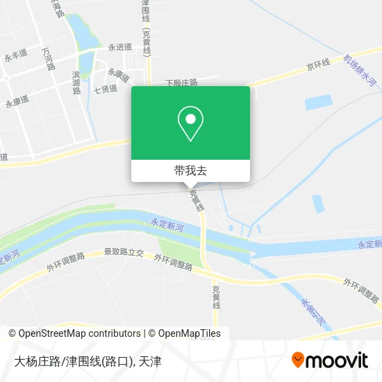 大杨庄路/津围线(路口)地图