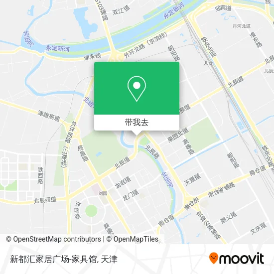 新都汇家居广场-家具馆地图