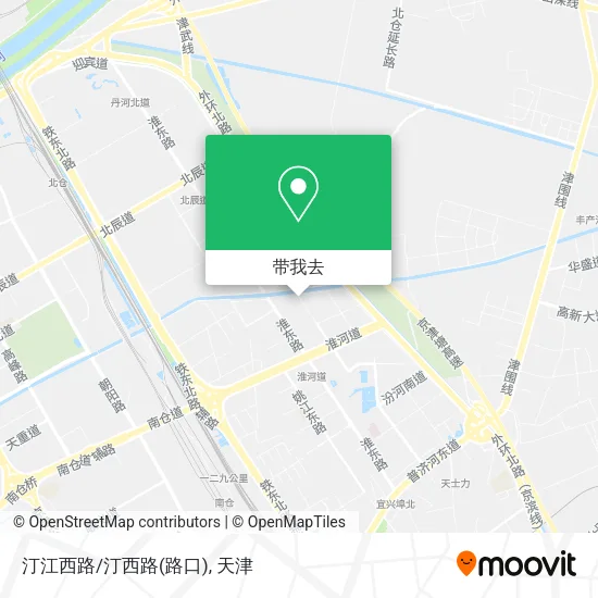 汀江西路/汀西路(路口)地图