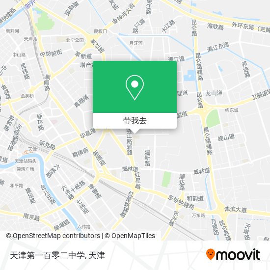 天津第一百零二中学地图