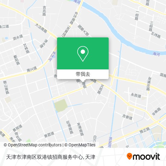 天津市津南区双港镇招商服务中心地图