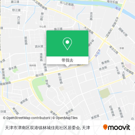 天津市津南区双港镇林城佳苑社区居委会地图