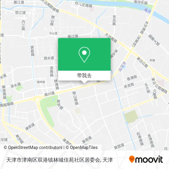 天津市津南区双港镇林城佳苑社区居委会地图