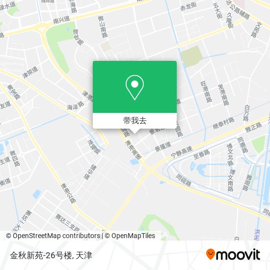 金秋新苑-26号楼地图