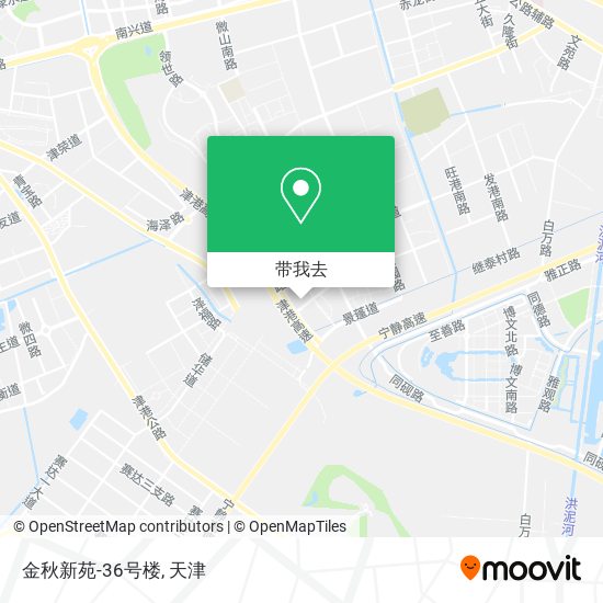 金秋新苑-36号楼地图