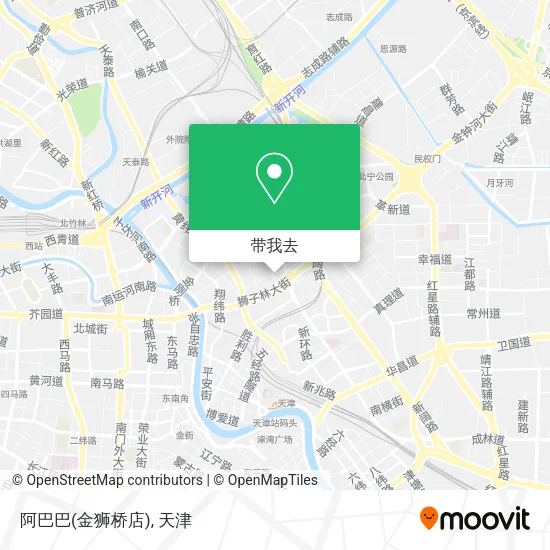 阿巴巴(金狮桥店)地图