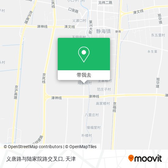 义唐路与陆家院路交叉口地图