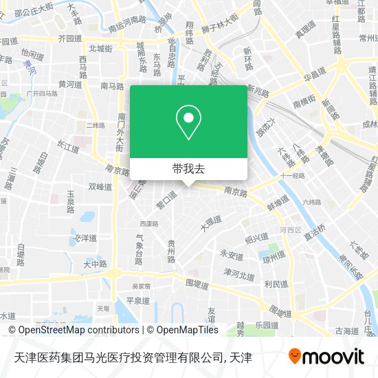 天津医药集团马光医疗投资管理有限公司地图