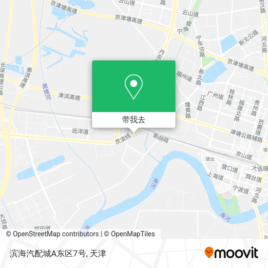 滨海汽配城A东区7号地图