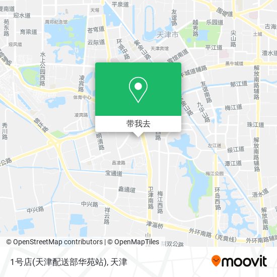 1号店(天津配送部华苑站)地图